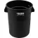 Poubelle en plastique Global Industrial™ - 32 gallons, noire