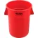 Poubelle en plastique Global Industrial™ - 55 gallons, rouge