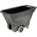 Rubbermaid® Standard Duty Structural Foam Plastic Tilt Truck,1/2 Cu. Yd. Cap,850 Lbs. Cap,Black