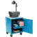Chariot audiovisuel Global Industrial™ avec armoire verrouillable, capacité de 500 Lb., bleu