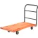 Global Industrial™ Hardwood Deck Platform Truck 72 x 36 1000 Lb. Capacity 5" Poly Casters