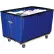 Chariot à vrac à panier Global Industrial™, en vinyle, capacité de 12 boisseaux, bleu