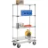 Nexel® Galvanized Shelf Truck w/Dolly Base, 1600 lb. Capacity, 60"L x 18"W x 70"H, Gray