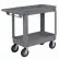 Chariot utilitaire Global Industrial™ avec 2 étagères et roulettes de 6", capacité de 500 lb, 40" de long x 17" de large x 35" de haut