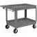 Chariot utilitaire Global Industrial™ avec 2 étagères et roulettes de 6", capacité de 500 lb, 46" de longueur x 25" de largeur x 35" de hauteur
