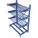 Nexel® Single-Sided Cantilever Rack Shelving, 3 Wire Shelves, 72"W x 24"D x 72"H