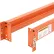 Support pour palettes sans rainures Global Industrial™, 366 cm (144") de long x 15 cm (6") de haut, capacité de 258 kg, lot de 2