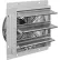 Continental Dynamics® Direct Drive 12" Exhaust Fan w/ Shutter, 1 Speed, 2150CFM, 1/12HP, 1Phase