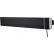 Chauffage de terrasse Global Industrial® avec télécommande, fixation murale/au plafond, 2 600 W, panneau noir