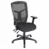 Fauteuil de bureau Interion® Mesh à dossier haut et accoudoirs réglables, tissu, noir