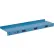 Global Industrial™ Steel Upper Shelf W/ 3 Duplex Outlets, 48"W x 12"D, Blue