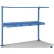 Global Industrial™ Steel Shelf W/ 6 Single Outlets, 60"W x 12"D, Blue
