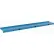 Étagère supérieure en acier Global Industrial™ avec 3 prises doubles, 244 cm (L) x 30,5 cm (P), bleue