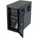 Armoire latérale Global Industrial™ Orbit pour CPU, avec portes avant et arrière et 2 ventilateurs d'extraction - Noir
