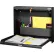 Bureau d'atelier mural pliable Datum WallWrite®, avec système de verrouillage, 20" de largeur x 3-3/8" de profondeur x 16-3/8" de hauteur, noir