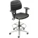 Tabouret de travail Interion® avec accoudoirs - Polyuréthane - Réglable dans 6 positions - Noir
