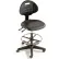 Tabouret ergonomique Interion® réglable en 5 positions, noir