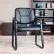 Fauteuil d'accueil Interion® - Vinyle - Noir