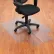 Tapis de chaise de bureau Interion® pour sols durs - 36" de largeur x 48" de longueur avec rebord de 20" x 10" - Bord droit