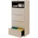 Armoire à dossiers latérale Interion® Premium à 5 tiroirs, format Letter, 30" de largeur x 18" de profondeur x 64-1/2" de hauteur, couleur mastic