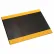 Tapis Apache Mills Diamond Deluxe Soft Foot™, épaisseur 1/2", dimensions 2' x 3', noir avec bordure jaune