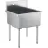 Global Industrial™ Stainless Steel Utility Sink, 24" x 24" x 14" Deep, Non-NSF