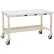 Établi de production mobile Global Industrial™ 60 x 30 - Tablier d'alimentation - Bords carrés ESD - Beige clair