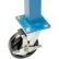 Kit de roulettes pour établi de production à pieds tubulaires à usage intensif – Bleu