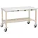 Établi de production mobile Global Industrial™ 48 x 30 - Tablier d'alimentation - Bord de sécurité ESD - Beige clair