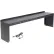 Global Industrial™ Steel Power Riser, 72" de largeur x 15" de profondeur, noir