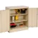 Armoire de rangement métallique Tennsco® de hauteur de comptoir, 36" de largeur x 18" de profondeur x 42" de hauteur, à monter, couleur sable