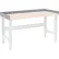 Butées avant et arrière Global Industrial™ pour plan de travail d'établi - 48" de largeur x 30" de profondeur x 3" de hauteur - Gris