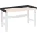Butées avant et arrière Global Industrial™ pour plan de travail d'établi - 72" de largeur x 30" de profondeur x 3" de hauteur - Noir
