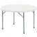 Table ronde pliante en plastique « National Public Seating » de 48 pouces, grise