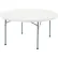 Table pliante ronde en plastique Interion® de 60 pouces, blanche