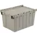 Global Industrial™ Plastic Attached Lid Shipping & Storage Tote, 21-7/8"x15-1/4"x12-7/8", Gray