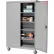 Sandusky® Heavy Duty Mobile Storage Cabinet, 22 Gauge, 46"W x 24"D x 78"H, Gray