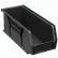 Bac de rangement suspendu et empilable en plastique Global Industrial™, 27,6 cm (L) x 10,5 cm (l) x 10,2 cm (H), noir - Quantité par paquet : 12