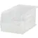Global Industrial™ Plastic Hang & Stack Bin, 10-7/8"L x 4-1/8"W x 4"H, Clear - Pkg Qty 12
