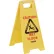 Panneau de signalisation au sol Global Industrial™ recto-verso multilingue - Attention