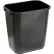 Corbeille à papier en plastique Global Industrial™ de 28-1/8 Qt. - Noire