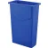 Poubelle Slim Global Industrial™, 23 gallons, bleue