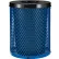 Global Industrial™ Outdoor Diamond Steel Trash Can With Flat Lid, 36 Gallon, Blue