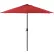 Parasol d'extérieur Global Industrial™ avec mécanisme d'inclinaison, toile en oléfine, 8-1/2' de large, rouge