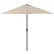 Global Industrial™ Outdoor Umbrella with Tilt Mechanism, Olefin Fabric, 8-1/2'W, Tan