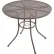 Global Industrial™ 36" Round Outdoor Café Table, Steel Mesh, Bronze