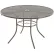 Global Industrial™ 48" Round Outdoor Café Table, Steel Mesh, Bronze