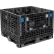 Conteneur d'expédition pliable en plastique ORBIS BulkPak, 48" de long x 45" de large x 34" de haut, capacité de 1 800 lb, noir