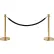 Global Industrial™ Black Velour Rope 59" With Ends For Portable Gold Post