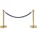 Corde en velours bleu Global Industrial™, 59", avec embouts, pour poteau « Gold » portable